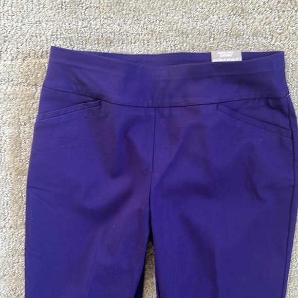 Chico's Women's Pants in Deep Purple NWT size 00 short - Picture 4 of 14